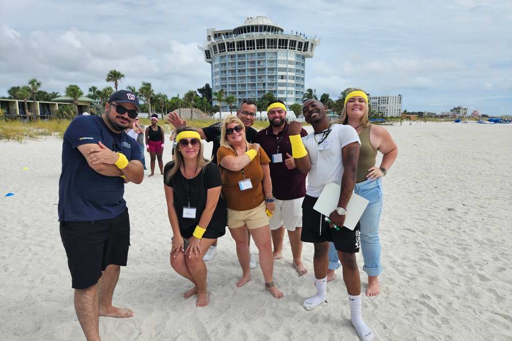 Team bonding at Allegiant-Carter Management in Tampa, Florida