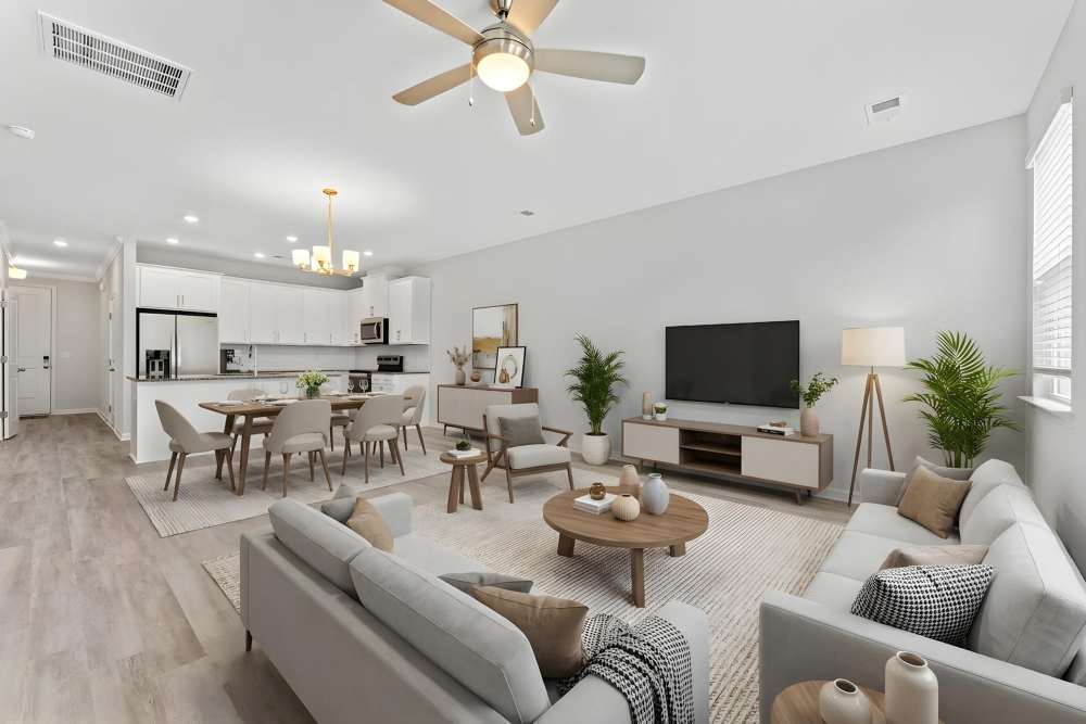 Livingroom at Hart Townes in Woodruff, South Carolina