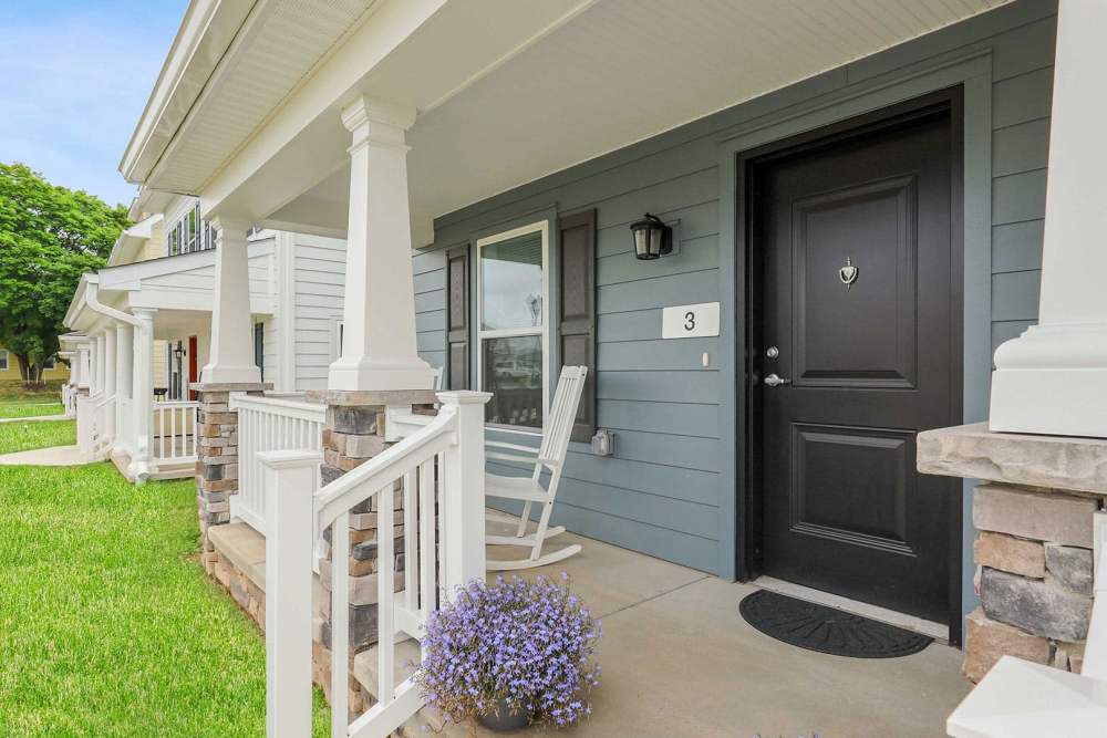 Community entrance door at Taneytown Crossing in Taneytown, Maryland