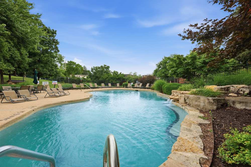 Swimming pool at Beau Jardin Apartments in St. Louis, Missouri
