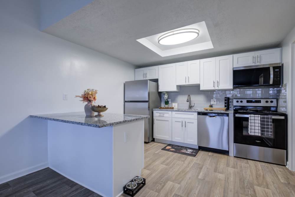 Kitchen at Winthrop Court Apartments in Frankfort, KY