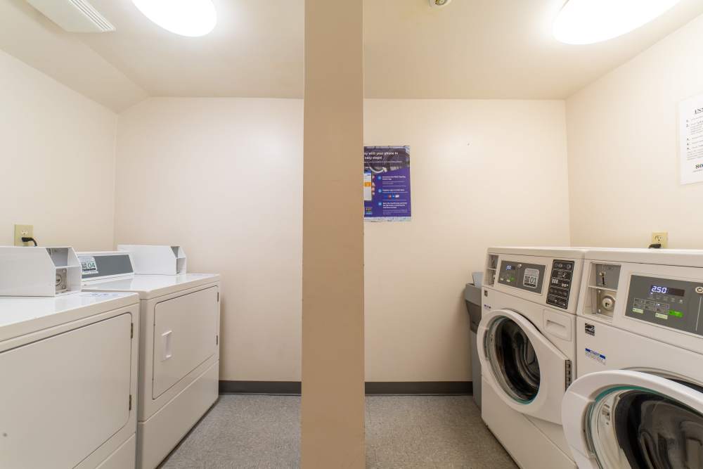 Laundry facility at 71 Westland Apartments in Boston, Massachusetts