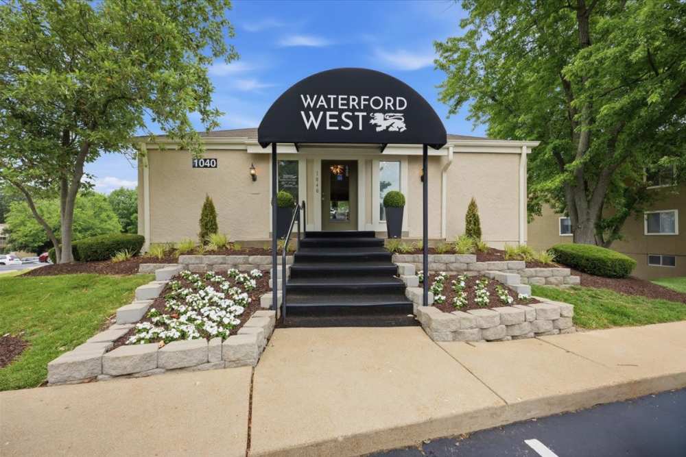 Leasing office at Waterford West in Manchester, Missouri