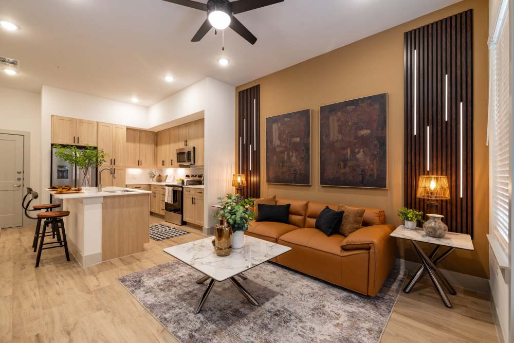 Open layouts with natural light  at Winston Heights.