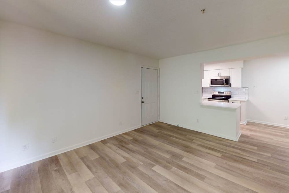 Unfurnished dining area  at Wallace Terrace Apartments in Charlotte, North Carolina