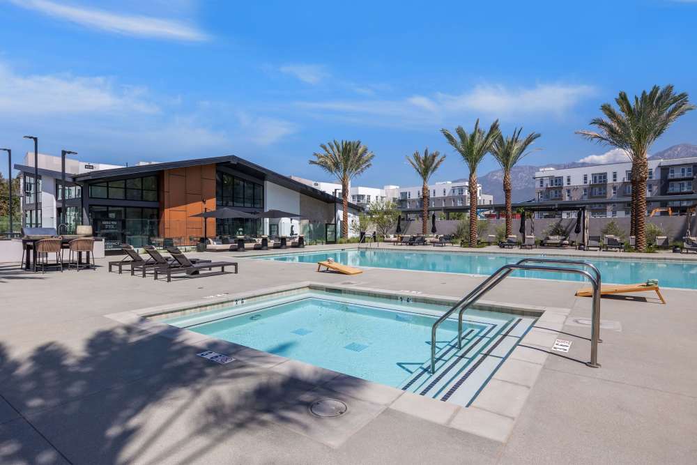Pickleball and cornhole at Haven and Arrow in Rancho Cucamonga, California