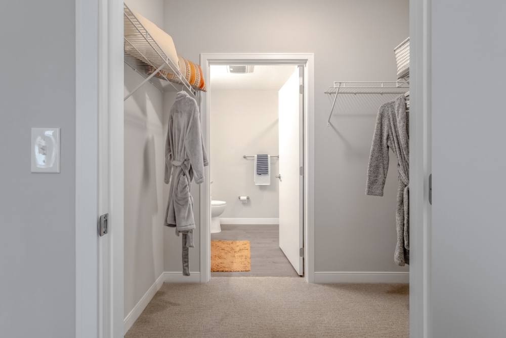 Walk-in closet at Buckstone Flats in Obetz, Ohio