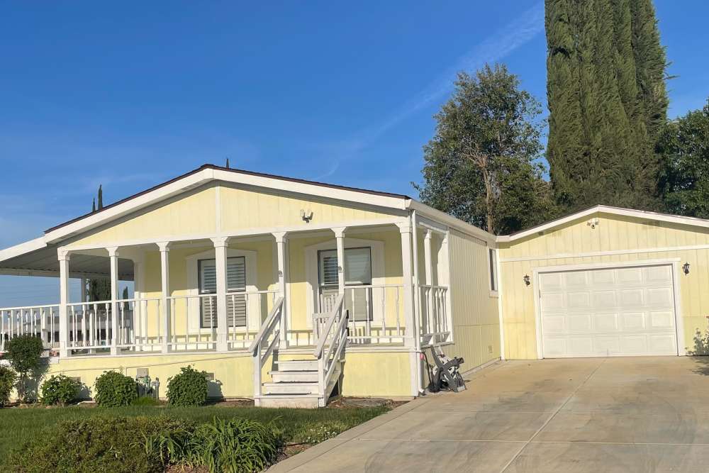 Single-Family Home Exterior at Dell-Wayne Estates in Yuba City, California