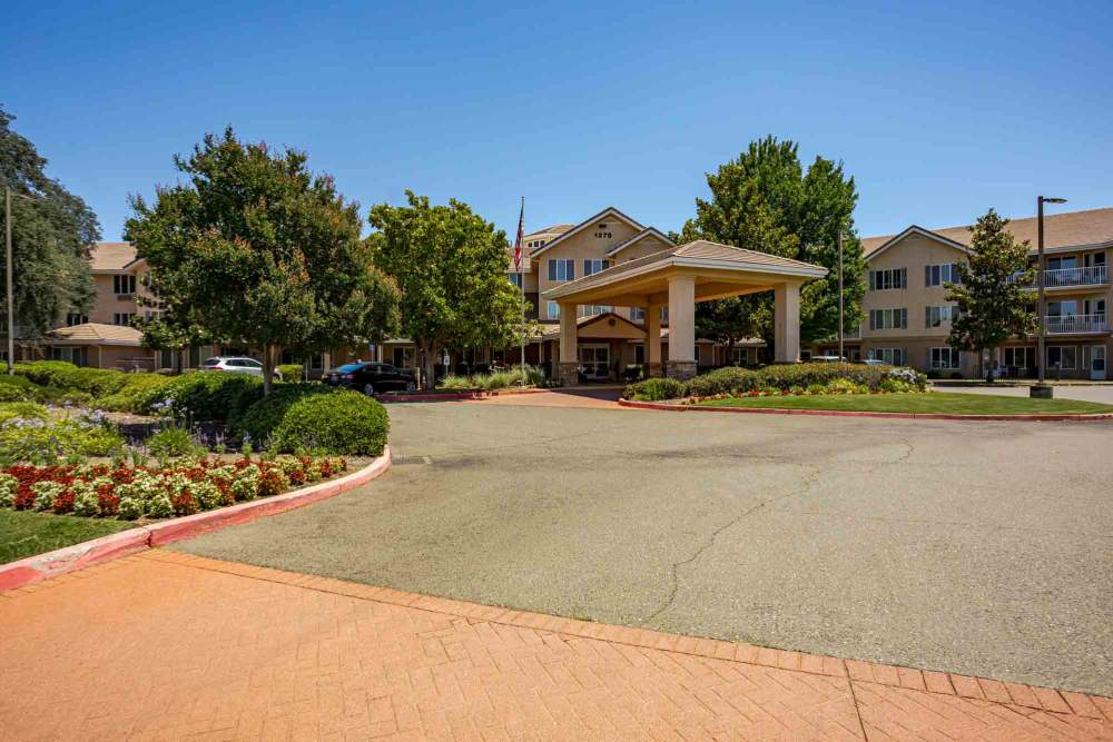 Main entrance at Truewood by Merrill, Roseville in Roseville, California