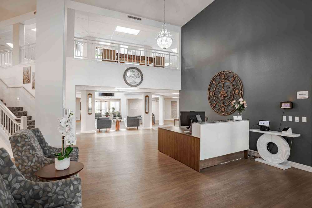 Lobby entrance to Truewood by Merrill, Roseville in Roseville, California