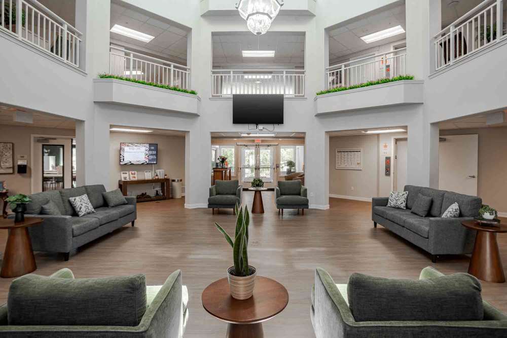 Lobby at Truewood by Merrill, Roseville in Roseville, California
