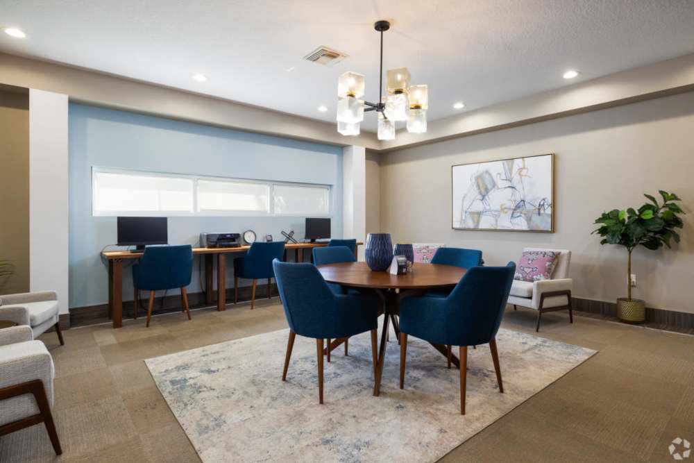 Bright, open layout with modern decor at Highpoint Club in Orlando, Florida