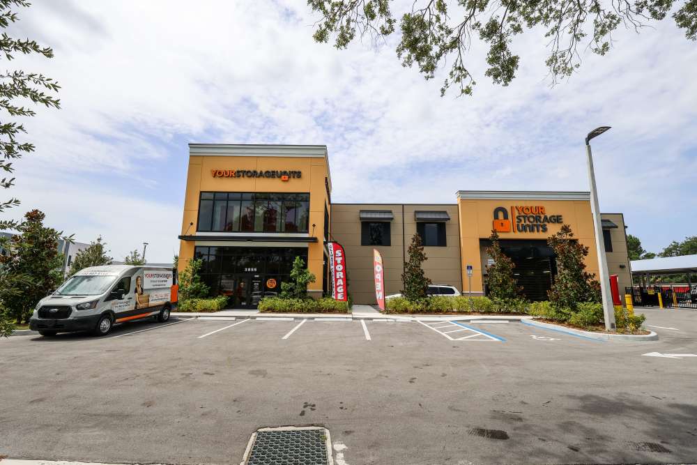 Front exterior view of Your Storage Units office building at Your Storage Units Vero Beach in Vero Beach, Florida