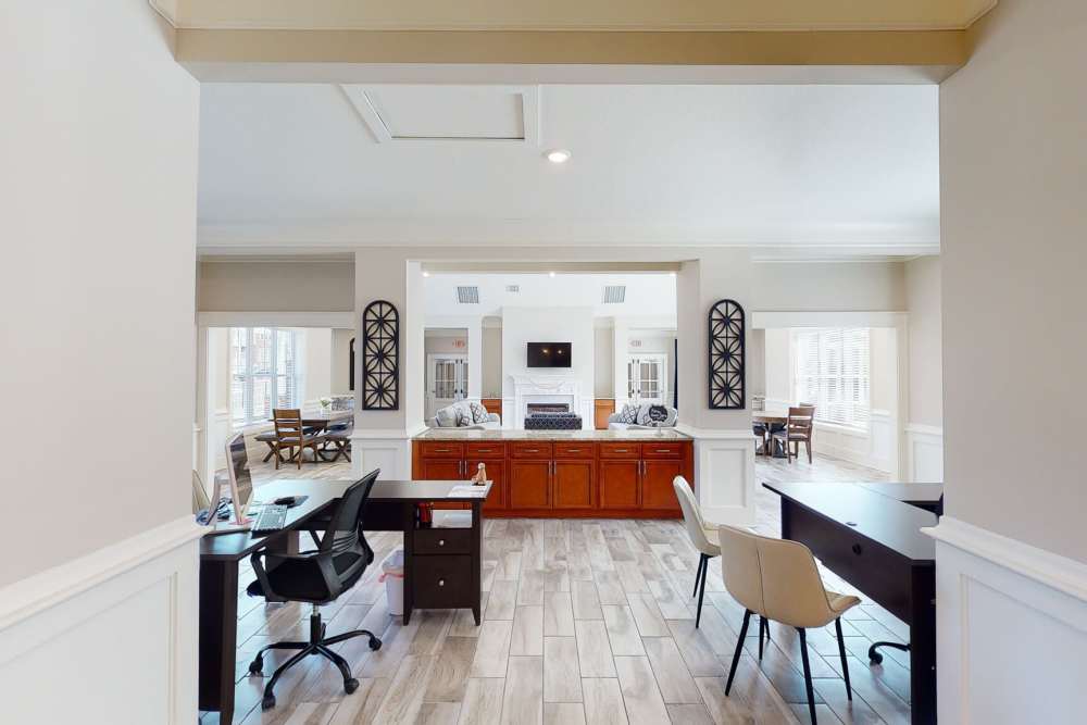 Interior clubhouse at Palisades of Wake Forest in Wake Forest, North Carolina