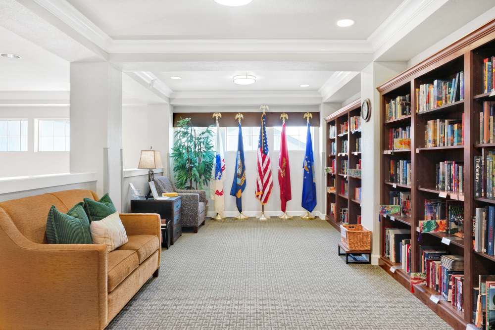 Library at Almond Heights in Orangevale, California 