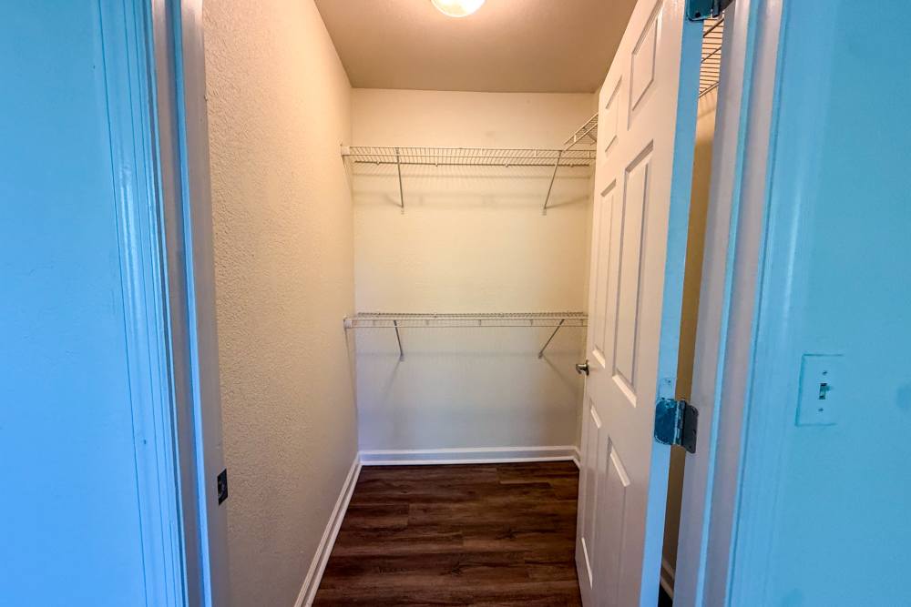 Closet at Andrews Place in Panama City, Florida