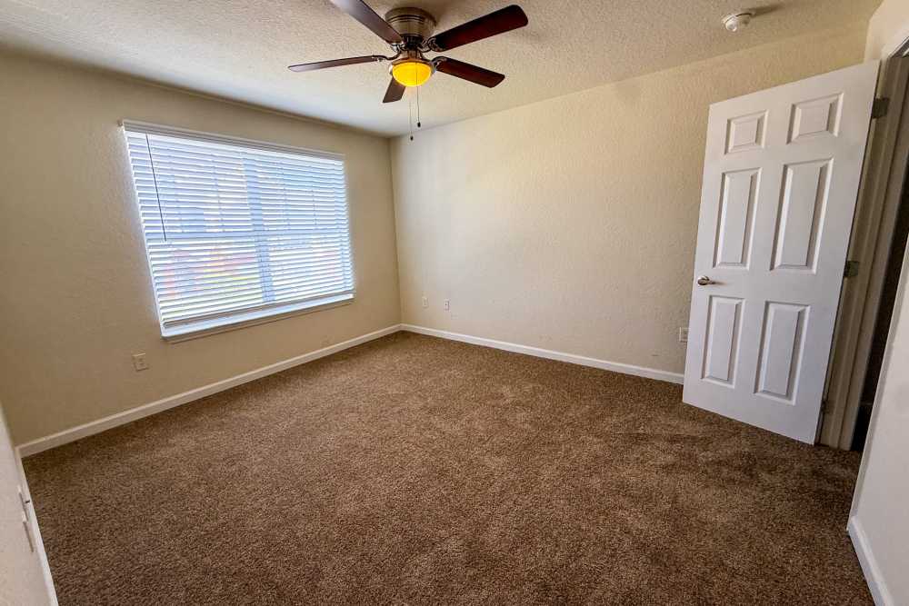 Bedroom with window at Andrews Place in Panama City, Florida