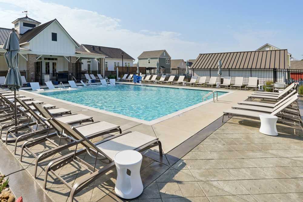 Pool at Hamlet Quail Crossing in Wake Forest, North Carolina