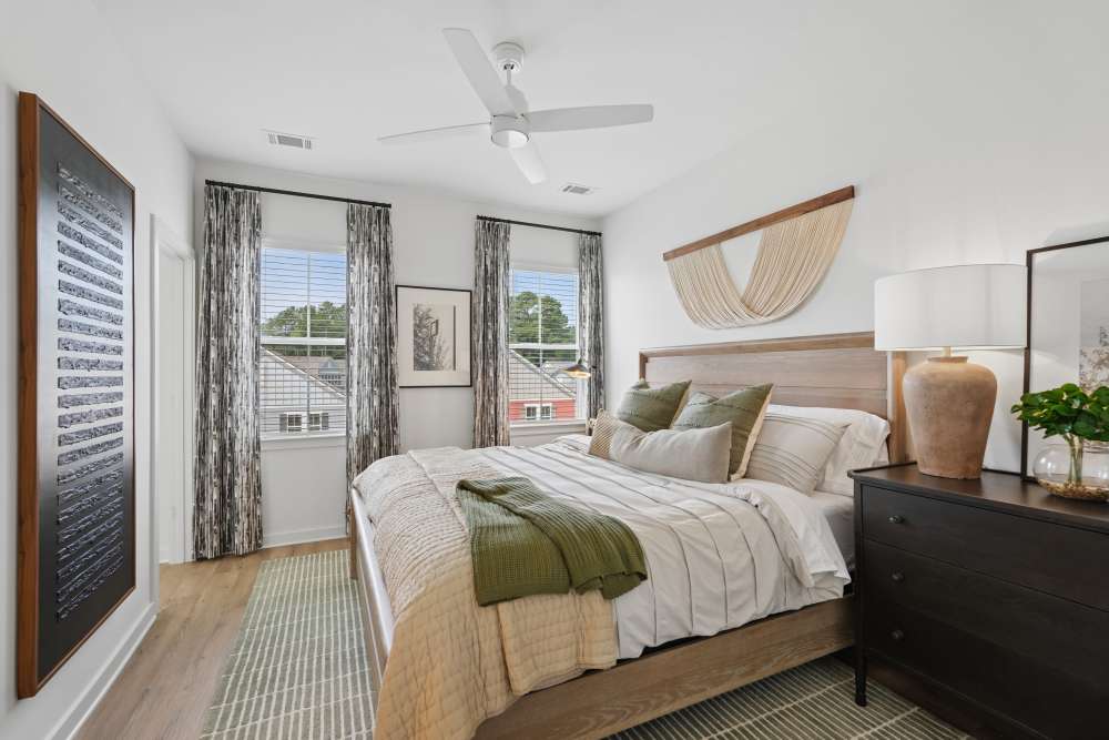 Bedroom at Hamlet Quail Crossing in Wake Forest, North Carolina