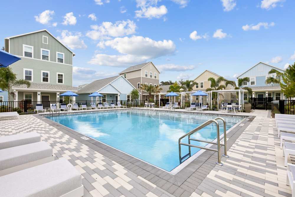 Pool at Hamlet at Avalon Park in Wesley Chapel, Florida