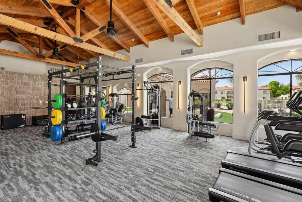 fitness center at Calista in Scottsdale, Arizona