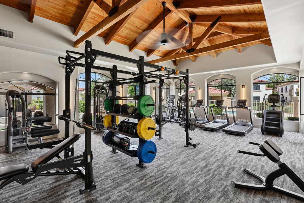 fitness center at Calista in Scottsdale, Arizona