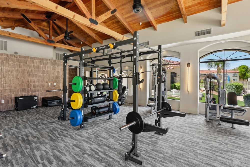 fitness center at Calista in Scottsdale, Arizona