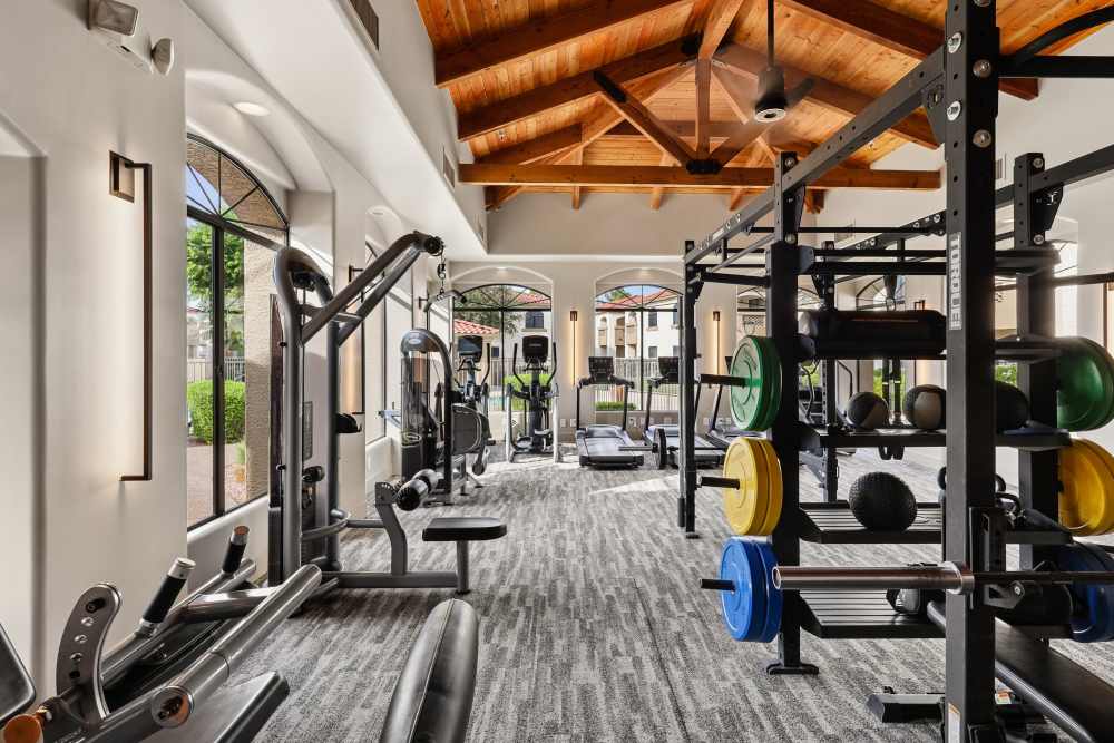 fitness center at Calista in Scottsdale, Arizona