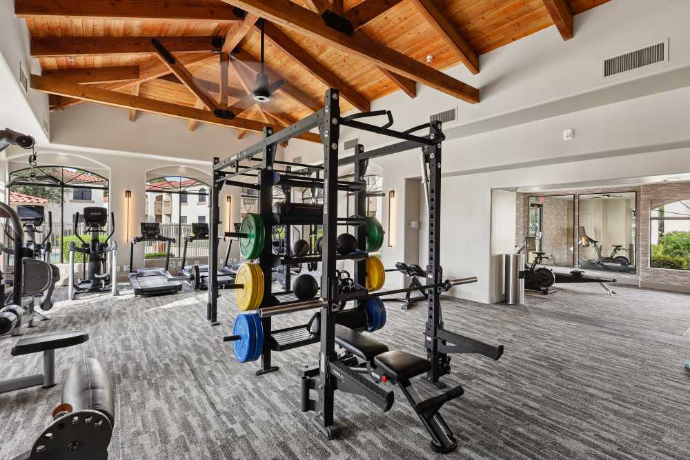 fitness center at Calista in Scottsdale, Arizona