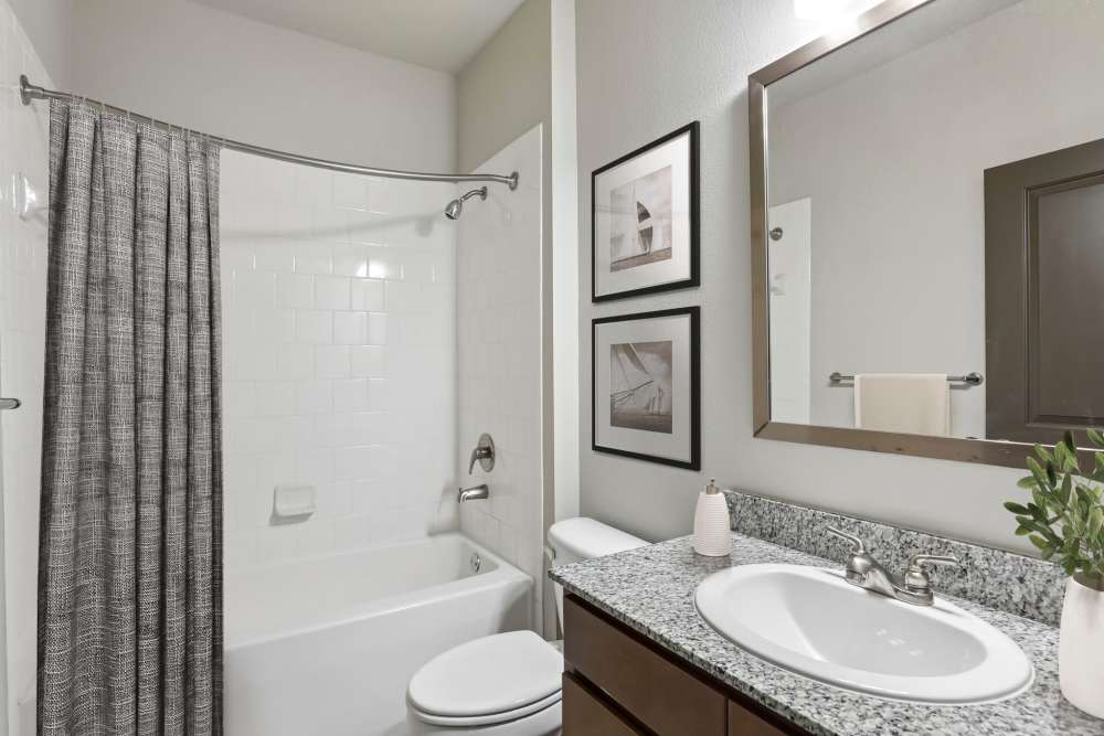 Townhouse second bathroom at Circa at Fishhawk Ranch in Lithia, Florida