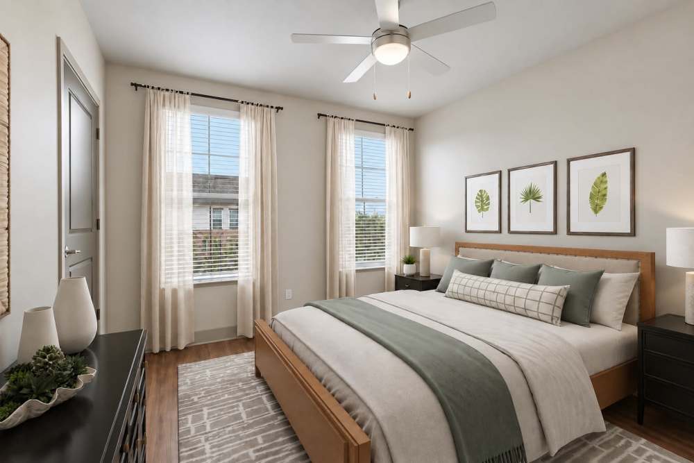 Townhouse second bedroom at Circa at Fishhawk Ranch in Lithia, Florida
