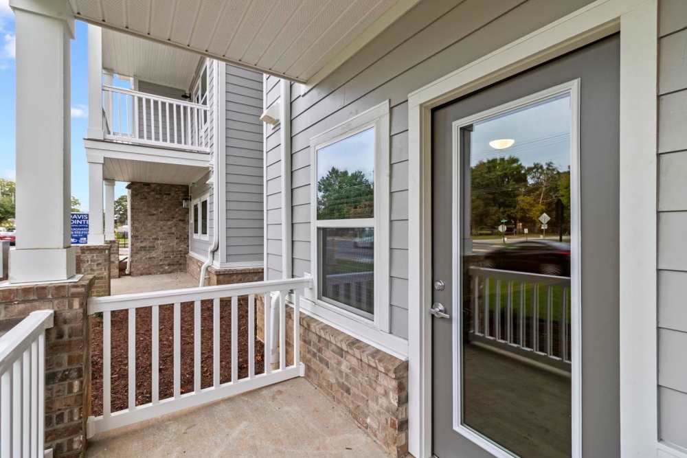 Exterior of porch