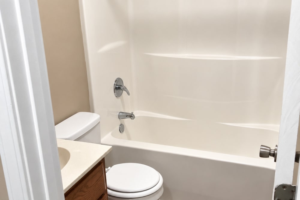 Bathroom Area with full-size tubs