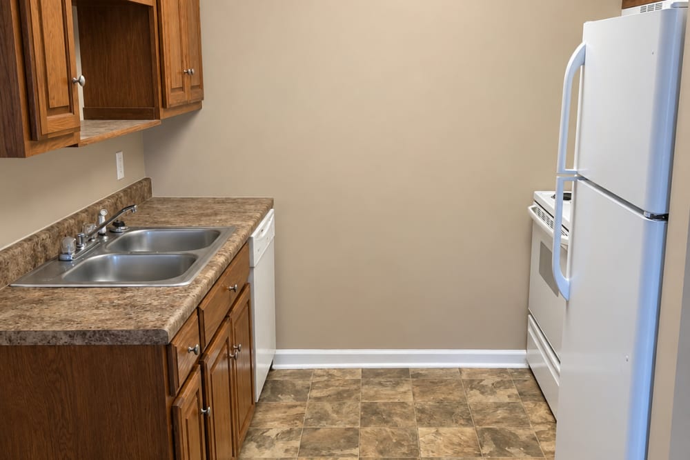 Galley Style Kitchens in select homes