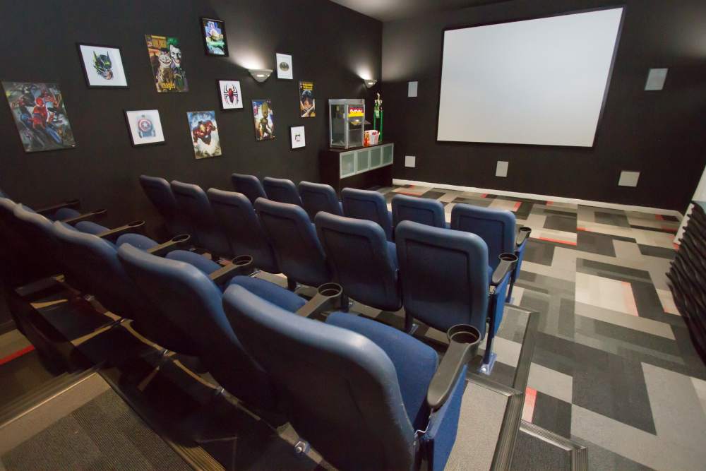Movie theater at The Flats at Veranda Ridge in Texas City, Texas