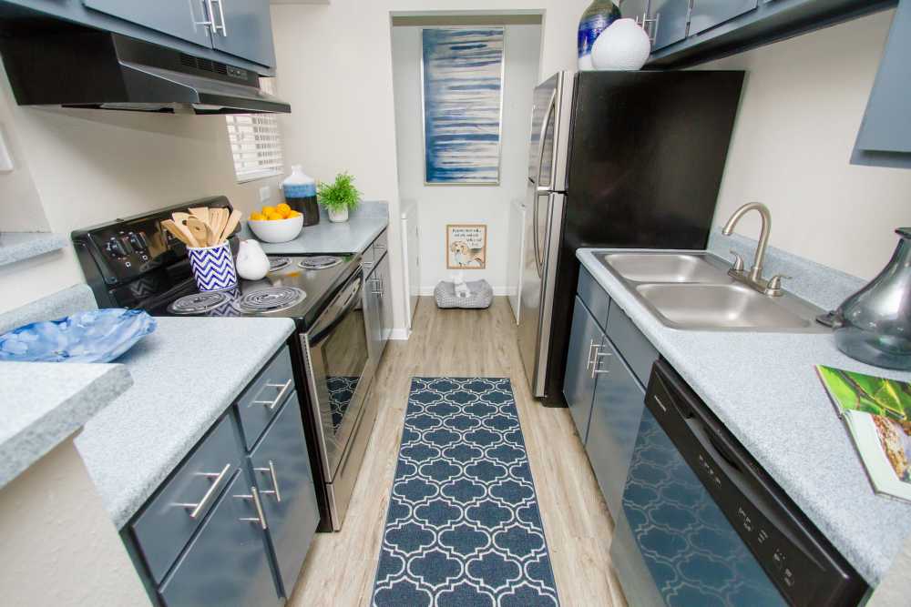 Kitchen at The Flats at Veranda Ridge in Texas City, Texas