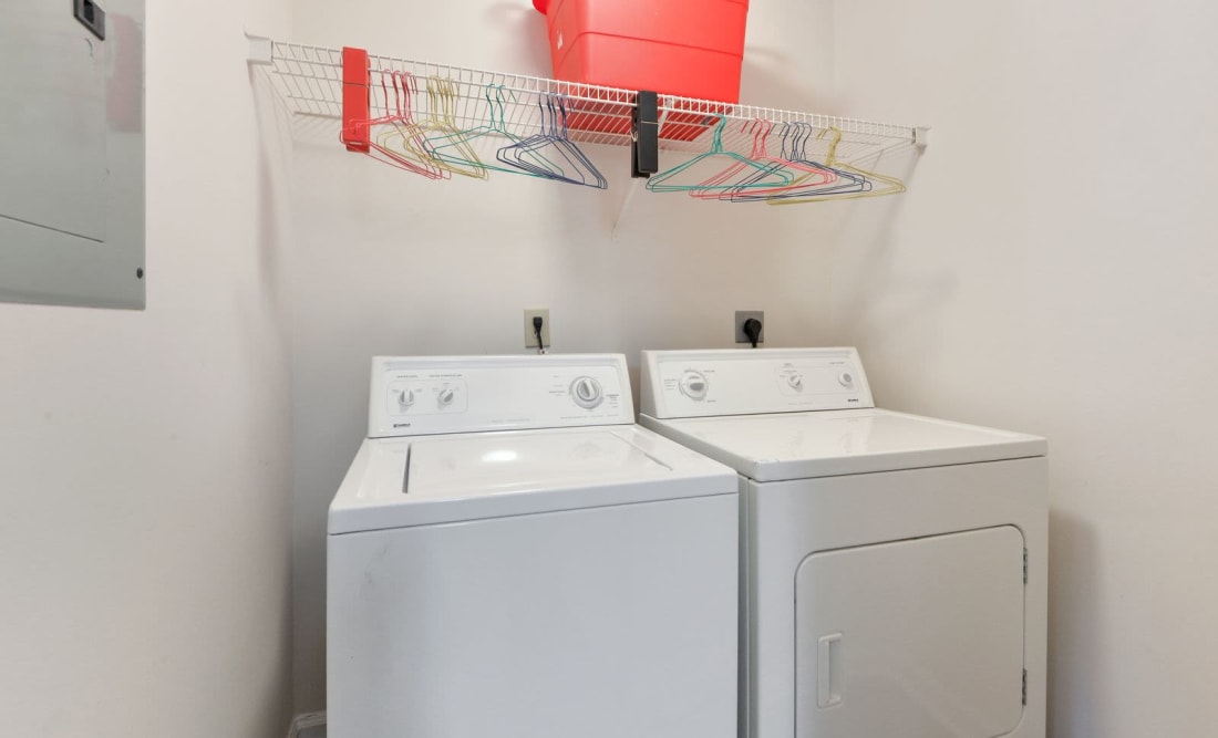 Washer and dryer at Carrington Point in Douglasville, Georgia