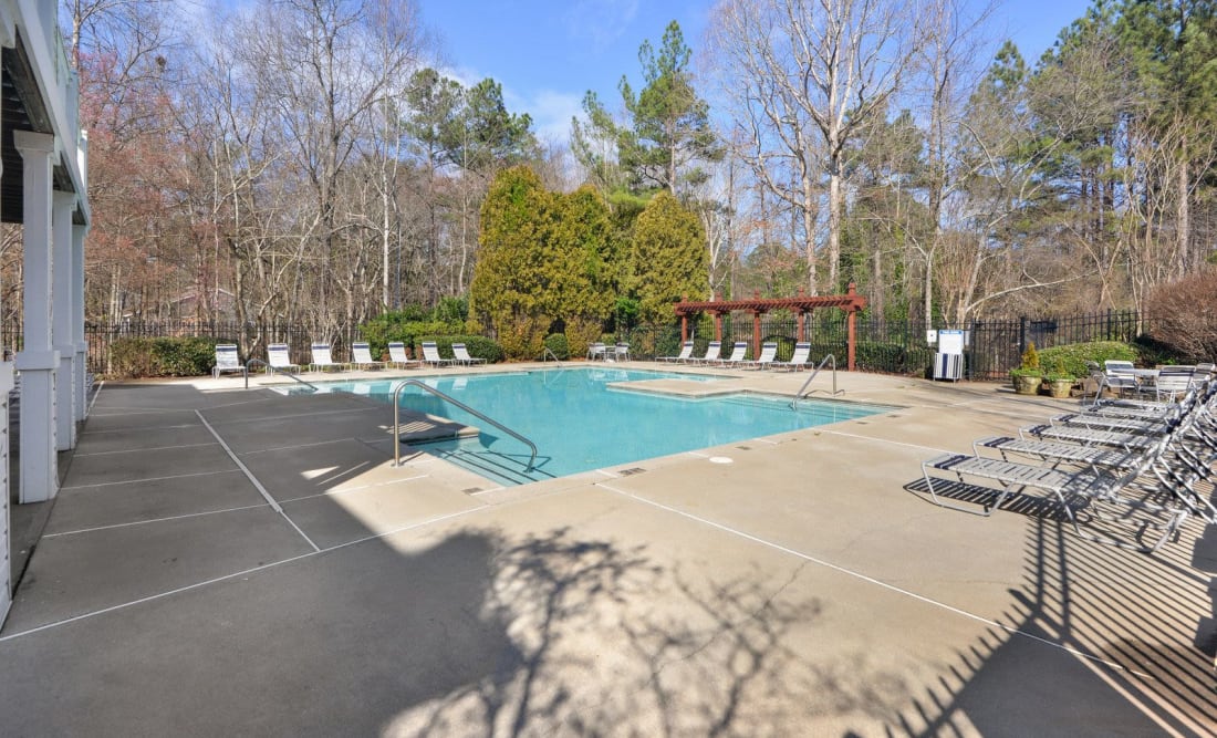 Resort-style swimming pool at Carrington Point in Douglasville, Georgia