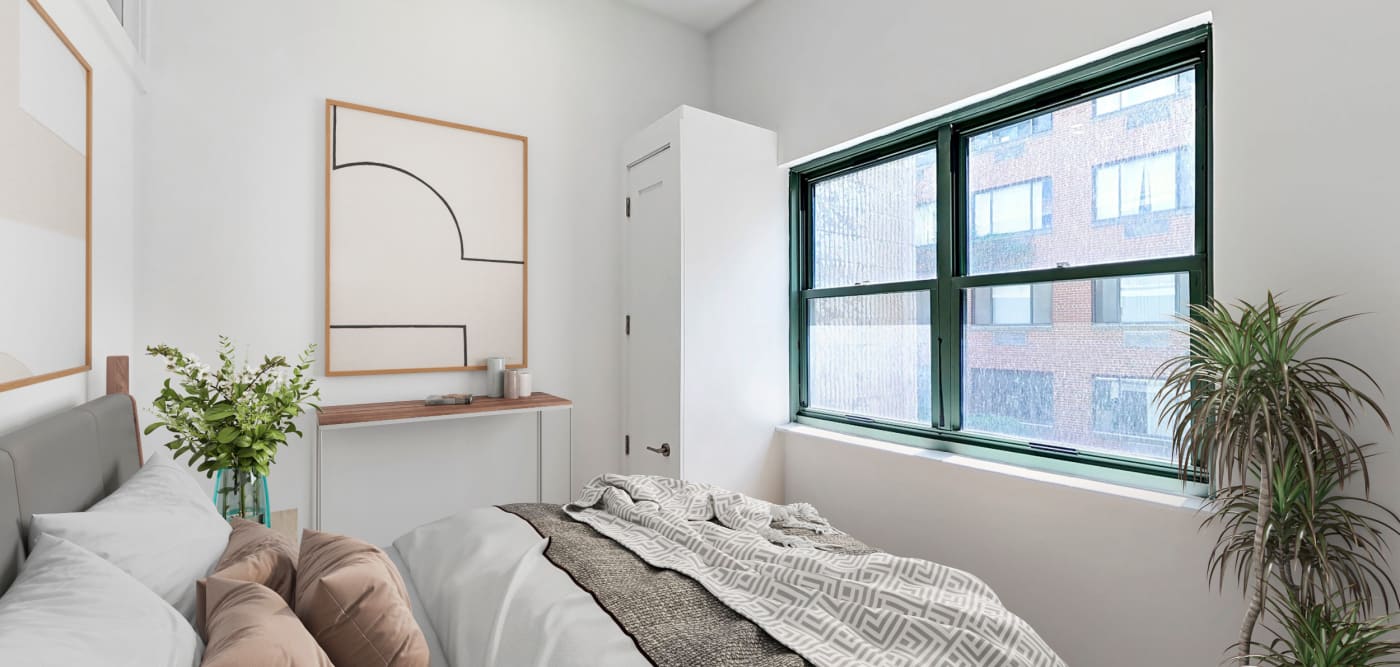 Bedroom at 210-220 E. 22nd Street in New York, New York