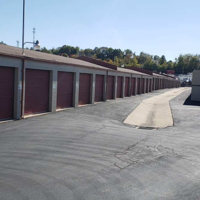 A Shur-Lock Self Storage wide driveways in Saint Charles, Missouri