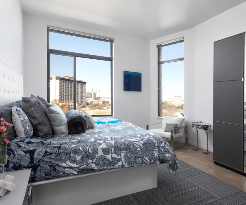 Penthouse Bedroom at The '68 in San Antonio, Texas