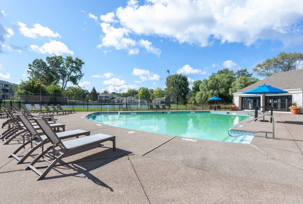 Swimming pool at Penbrooke Meadows in Penfield, New York