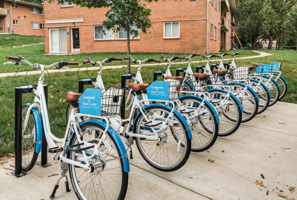 Bike share at Lynbrook at Mark Center Apartment Homes in Alexandria, Virginia