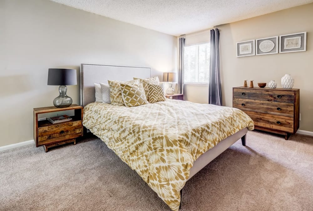 Spacious bedroom at Forestbrook Apartments & Townhomes in West Columbia, South Carolina