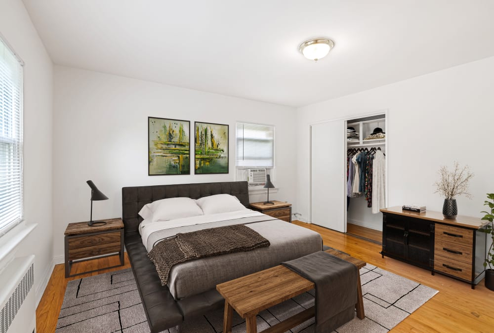 Bedroom at Duncan Hill Apartments in Westfield, New Jersey