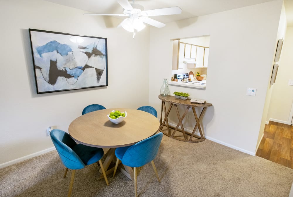 In-Home Dining Area at Steeplechase Apartments & Townhomes in Toledo, Ohio