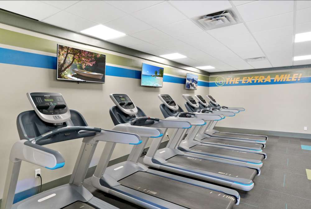 Treadmills at Canterbury Green in Fort Wayne, Indiana
