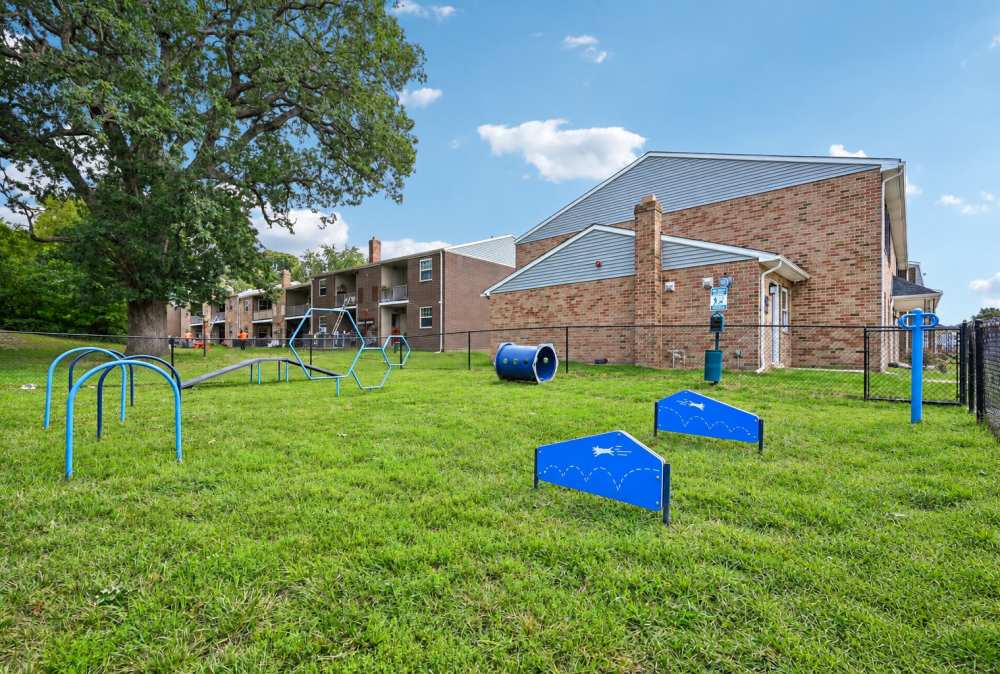 Dog park at The Fairways Apartment Homes in Blackwood, NJ