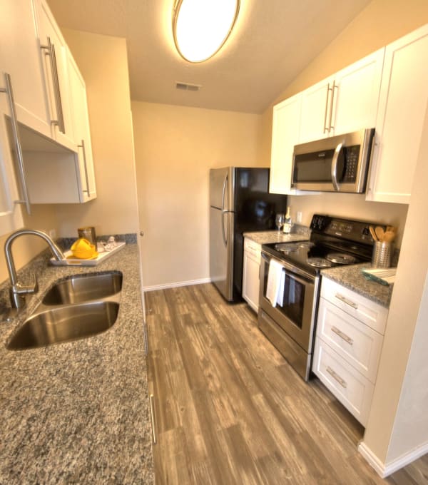 Kitchen at Woodgate Apartments