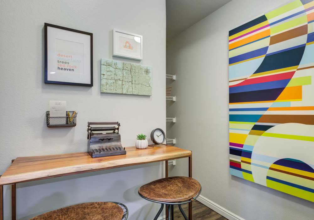 Study area at Irving Schoolhouse Apartments in Salt Lake City, Utah